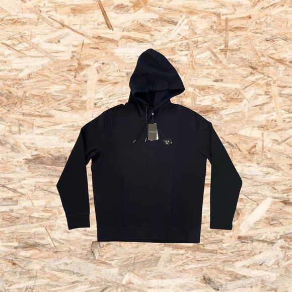 🖤 NWT🖤 EMPORIO ARMANI Emoji Patch Hoodie - Picture 2 of 10